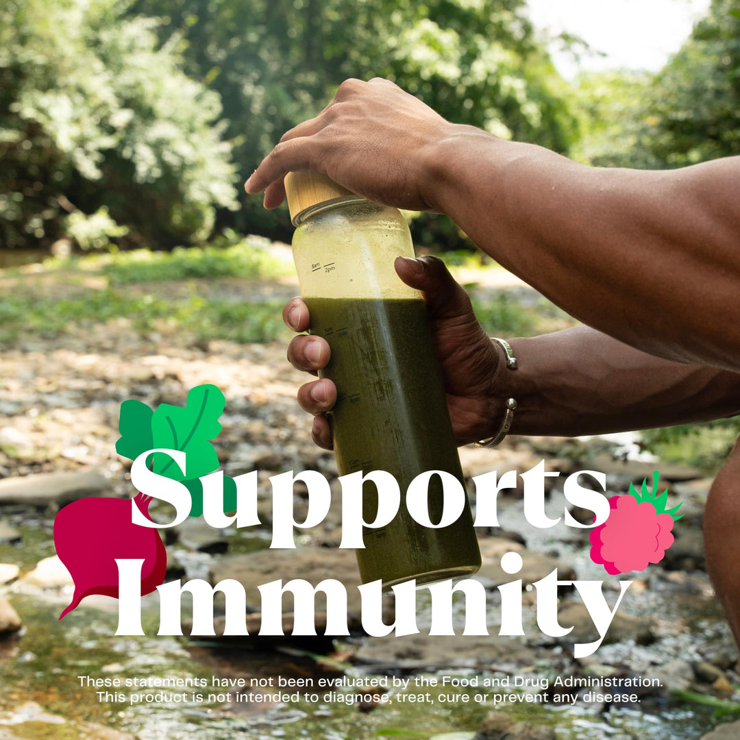 Greens Blend Superfood: Super Greens Powder with Spirulina, Alfalfa, Beet Root Powder, Digestive Enzymes, Prebiotics & Probiotics, Original, 100 Servings (Packaging May Vary)