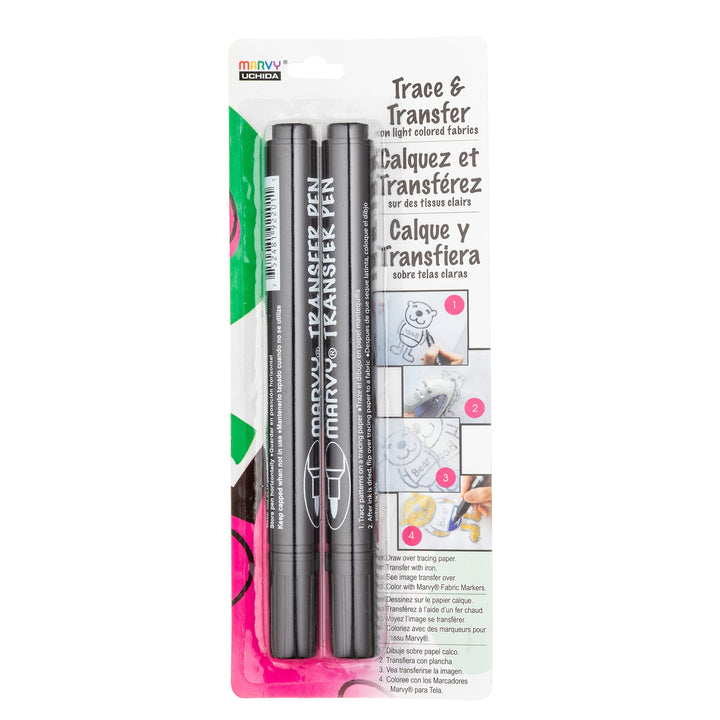 Uchida Black Marvy Transfer Pen 2/Pkg