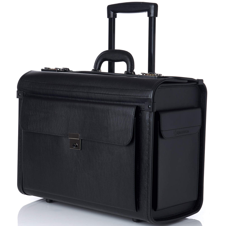 Rolling 17 Laptop Briefcase on Wheels Attache Lawyers Case Legal Size