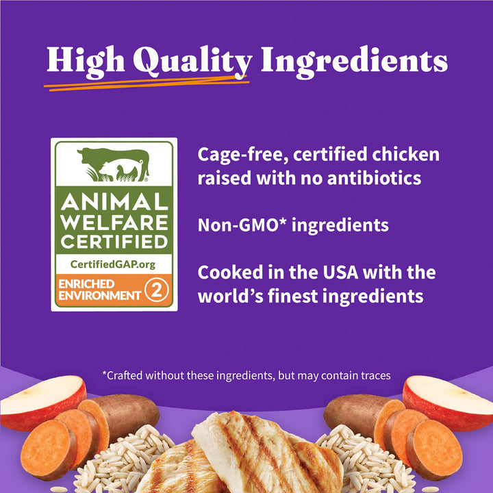 Holistic Small Breed Dog Food, Cage Free Chicken & Brown Rice Recipe, Healthy Grains Dry Dog Food, Complete Digestive Health, 10 lb Bag