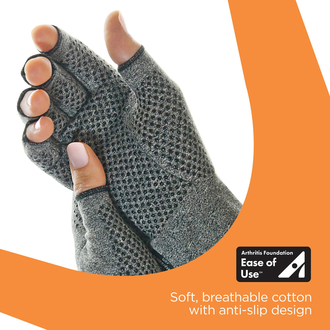 IMAK Compression Active Arthritis Gloves, Original with Arthritis Foundation Ease of Use Seal, Medium
