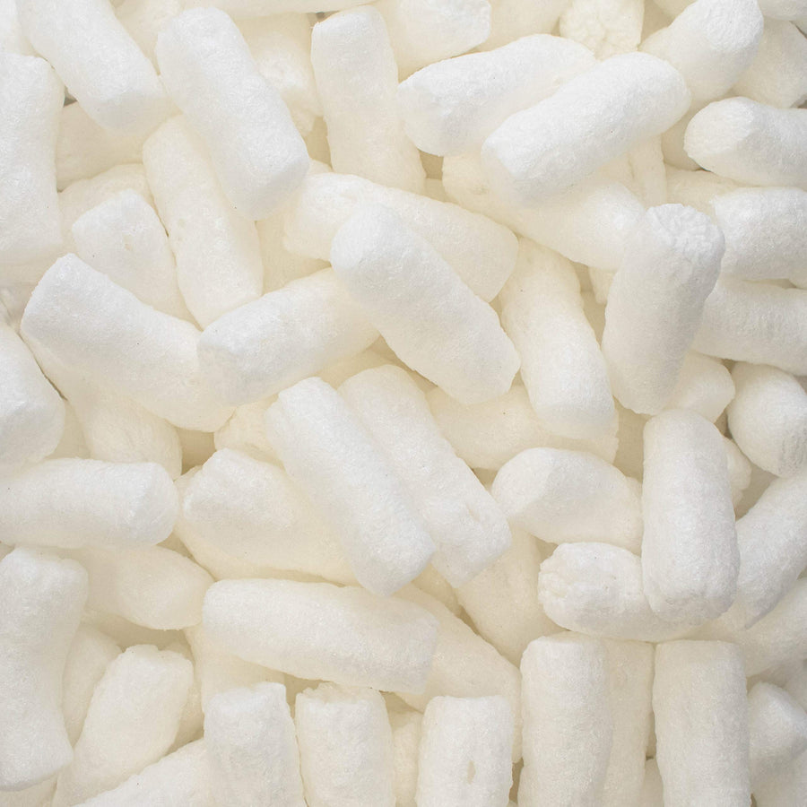 Magicwater Supply - 1 Cu Ft - Bio Tube Recycled Anti Static Packing Peanuts - Compostable & Biodegradable Cushion for Shipping - Dust-Free & Abrasion Resistant - Void Filler