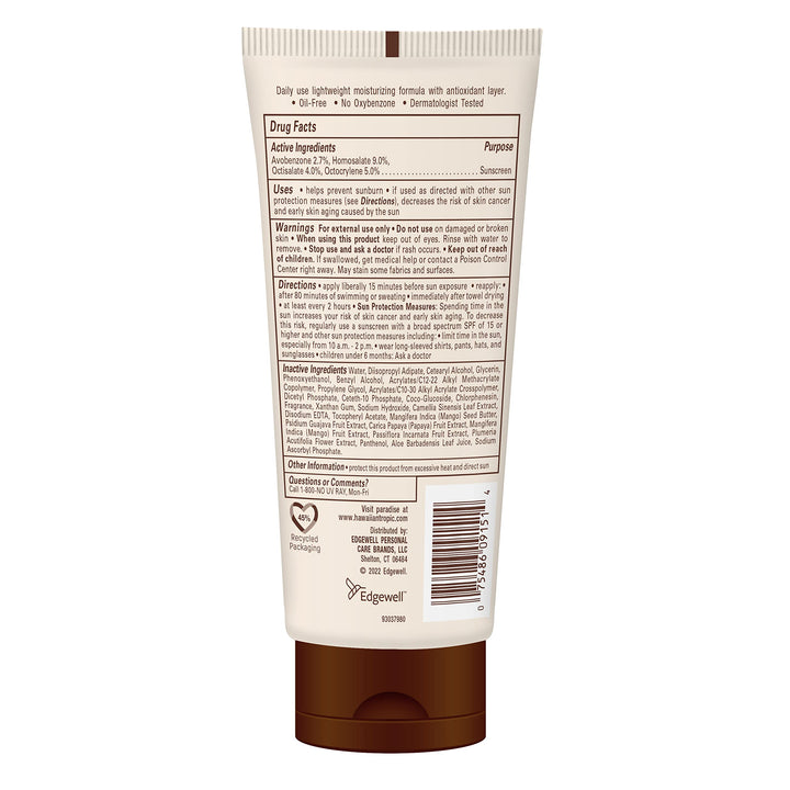 Skin Defense Sunscreen Lotion SPF 50, 6oz | SPF 50 Sunscreen Lotion with Green Tea Extract, Sunscreen Body Lotion, Oxybenzone Free Sunscreen, 6oz