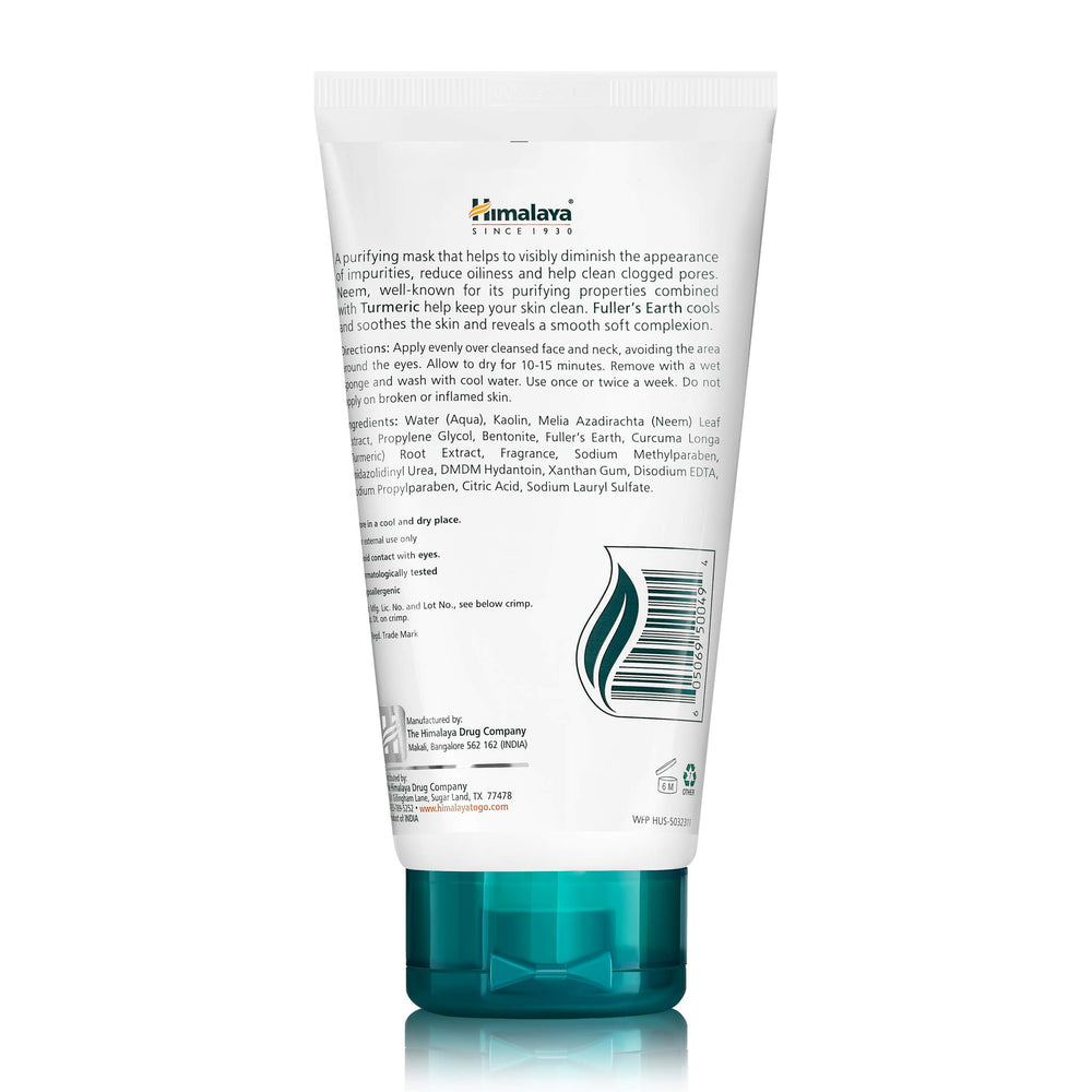 Purifying Neem Mask with Turmeric, Normal to Oily Skin 5.07oz/150ml
