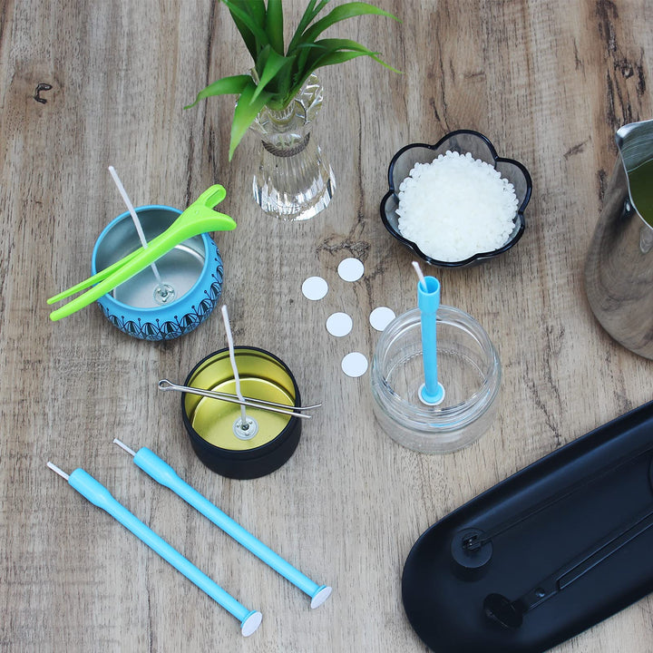 Candle Wick Placing Tube, 12pcs Candle Wick Centering Placement Tools for Candle Making