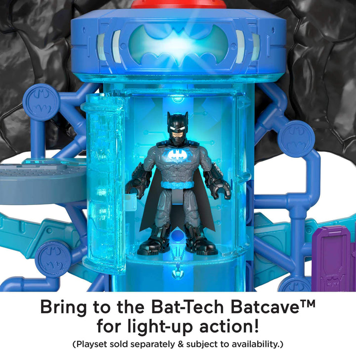 Imaginext DC Super Friends Batman Toy Bat-Tech Batcycle Vehicle & Figure Set for Preschool Pretend Play Kids Ages 3+ Years