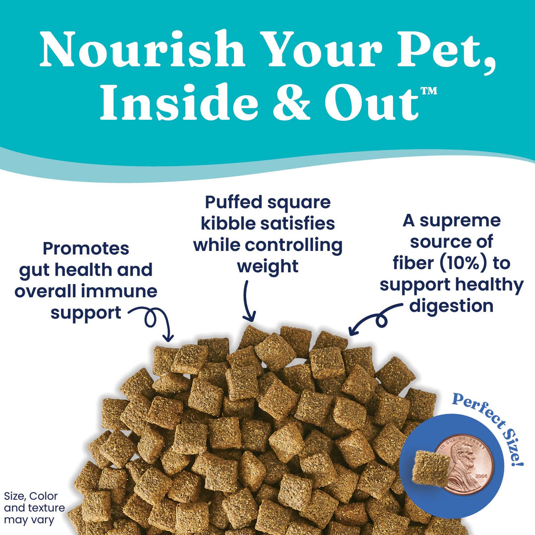 Dry Dog Food for Adult & Senior Dogs - Made with Real Chicken, Probioitcs, & Omega 3 Fish - Whole Grain Dry Dog Food for Weight Management & Better Digestion - 24 LB