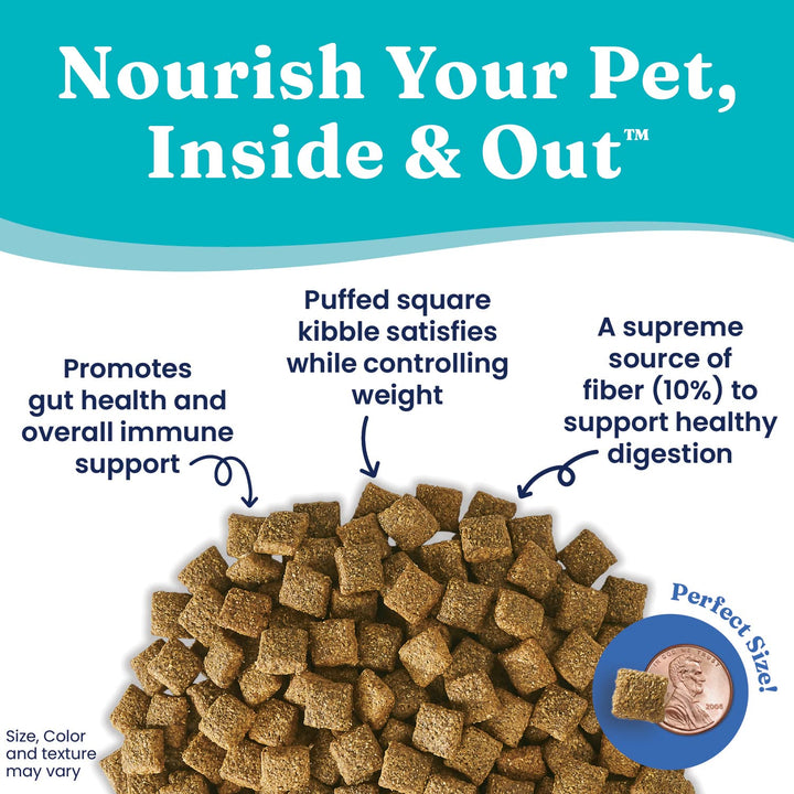 Dry Dog Food for Adult & Senior Dogs - Made with Real Chicken, Probioitcs, & Omega 3 Fish - Whole Grain Dry Dog Food for Weight Management & Better Digestion - 24 LB