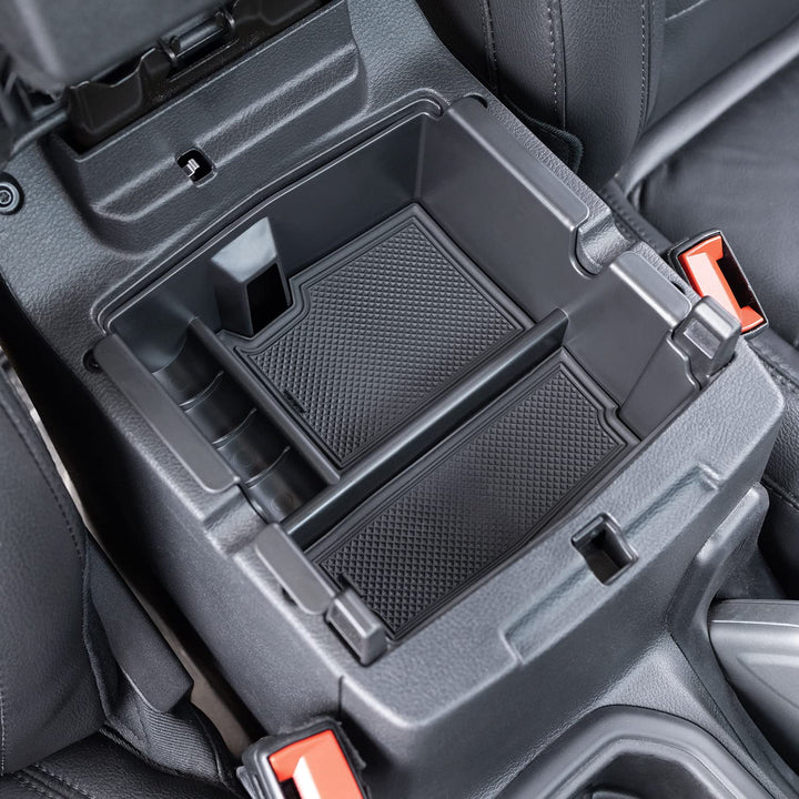 Center Console Organizer Compatible with Jeep Wrangler JL/JLU 2018-2024 2025 & Jeep Gladiator JT Truck 2020-2025 Armrest Tray Storage Interior Accessories (Not for JK/JKU)