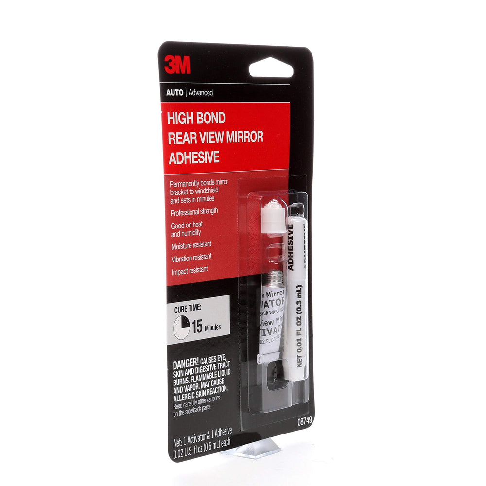 High-Bond Rearview Mirror Adhesive, 08749, 0.02 fl oz, 1 Per Pack