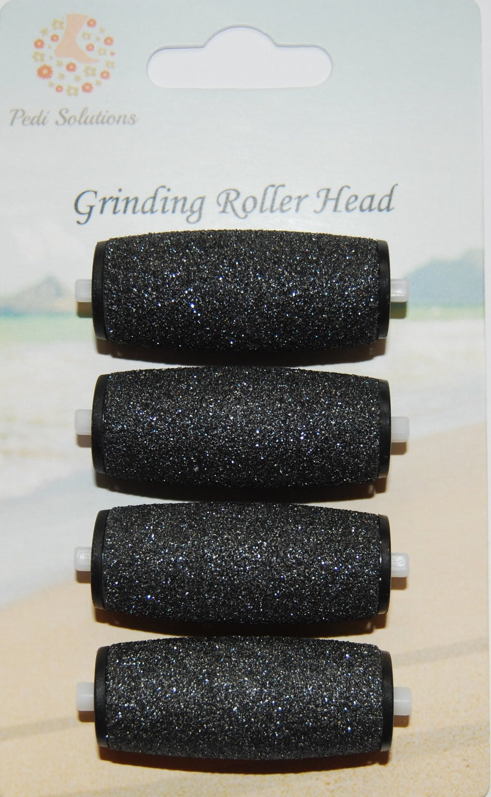 Rollers Refill Heads Extra Coarse Compatible with Pedi Perfect Foot Files Electronic Pedicure and Scholl Velvet Smooth Express Pedi (4 Pack)
