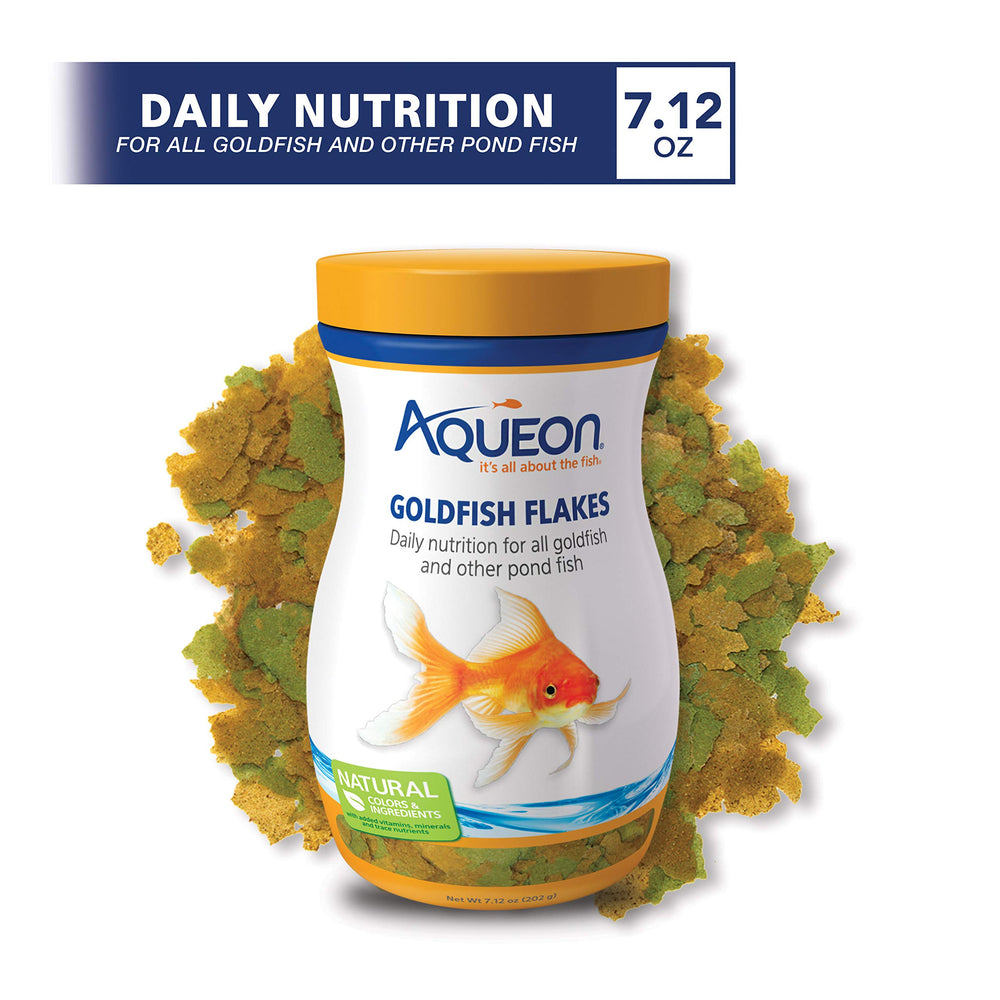 Goldfish Fish Food Flakes, 7.12 Ounces