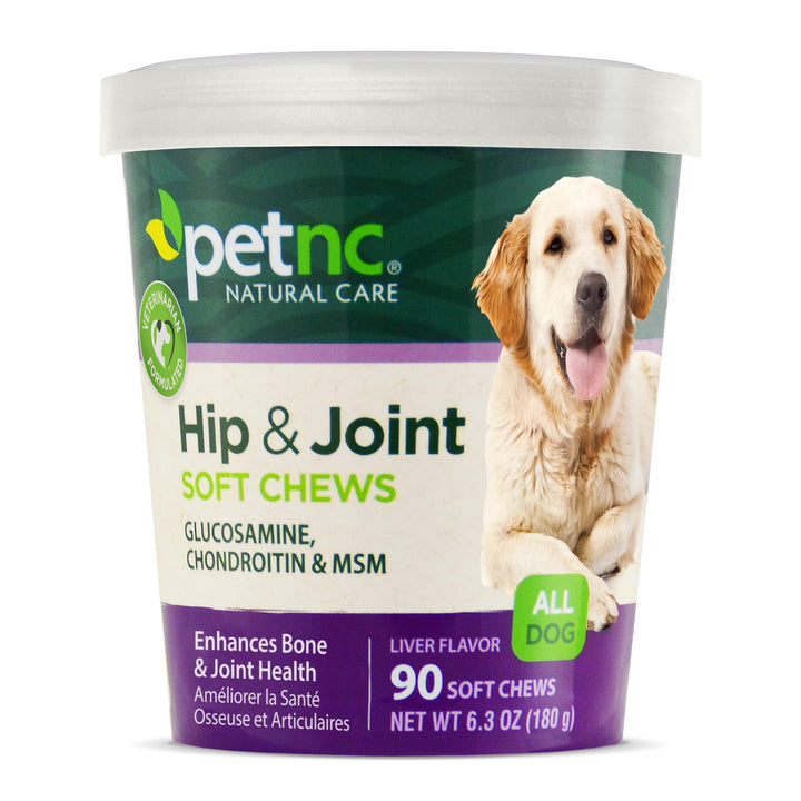 Hip and Joint Soft Chews for Dogs, 90 Count,Liver,6.3 oz