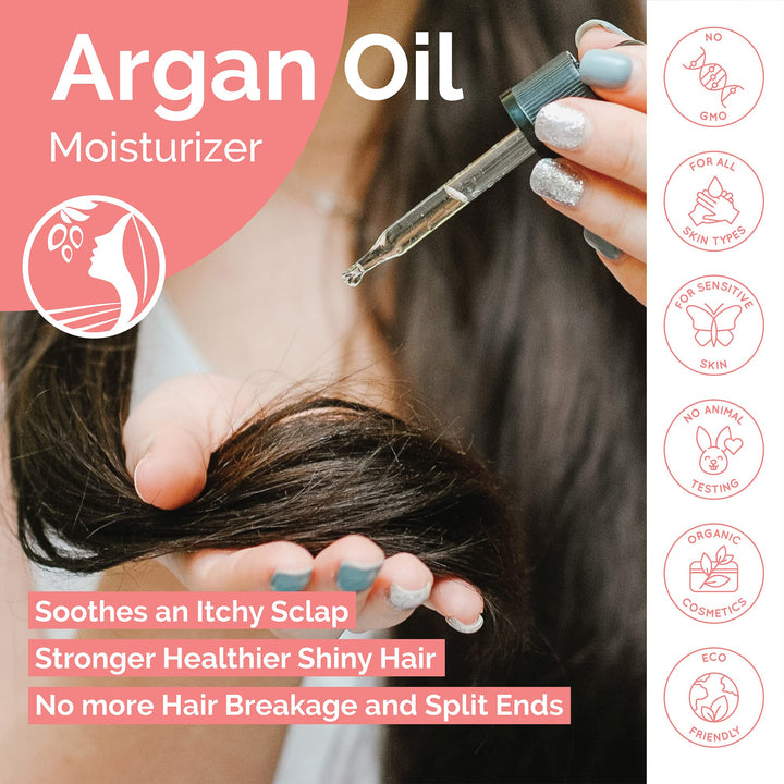 Fatima's Garden Argan Oil - Organic Moisturizer for Skin & Hair, 100ml