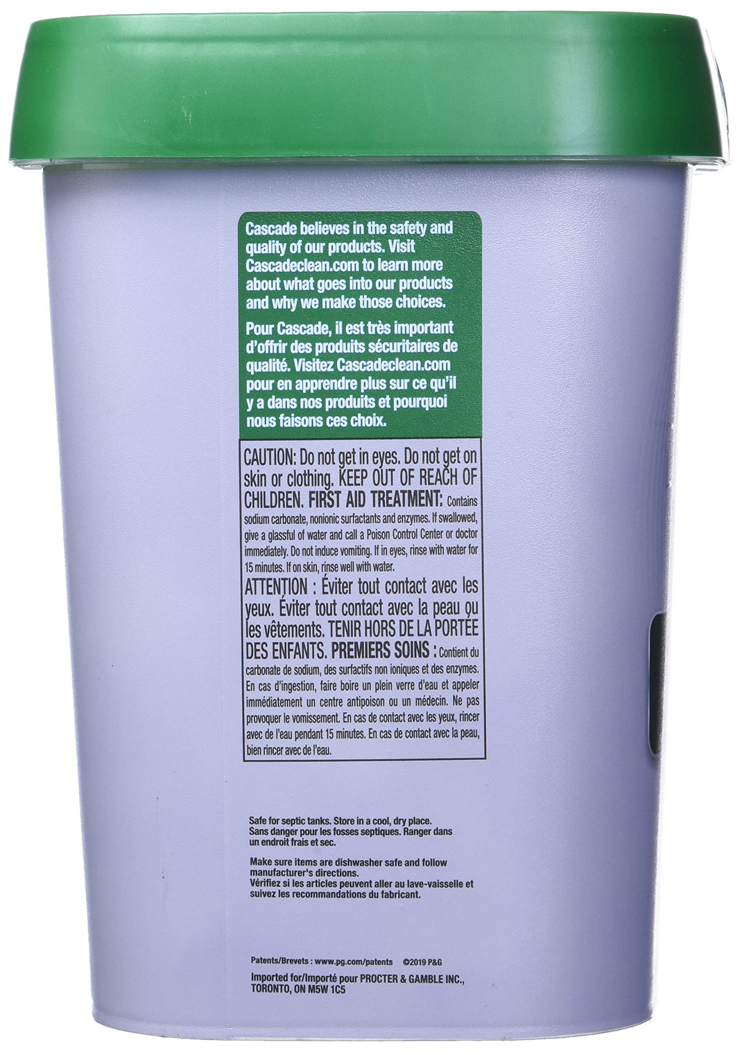 Cascade Platinum Dishwasher Detergent Powder 92 Fresh Scent ActionPacs Net Wt 51.2 Ounce