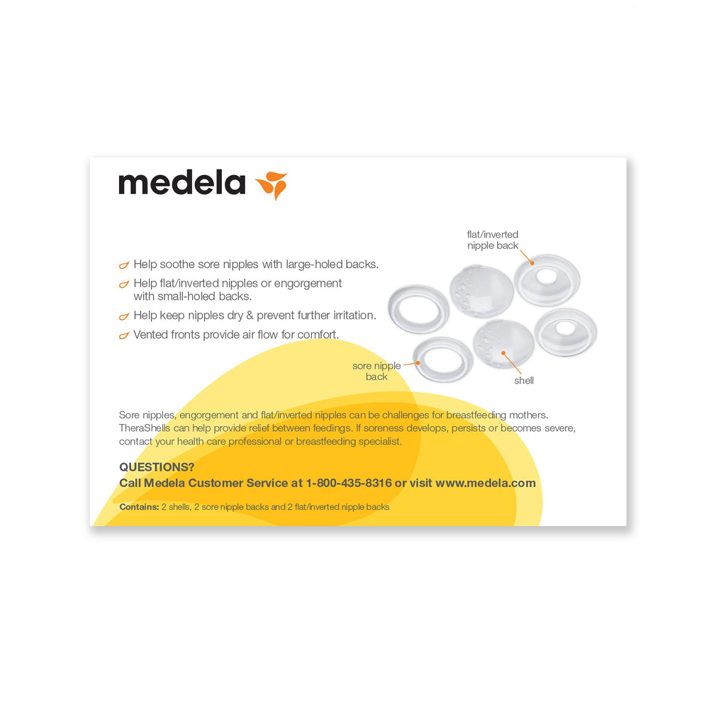 TheraShells Breast Shells, Protect Sore, Flat, or Inverted Nipples while Pumping or Breastfeeding, Natural Appearance and Exceptional Comfort, Made without BPA