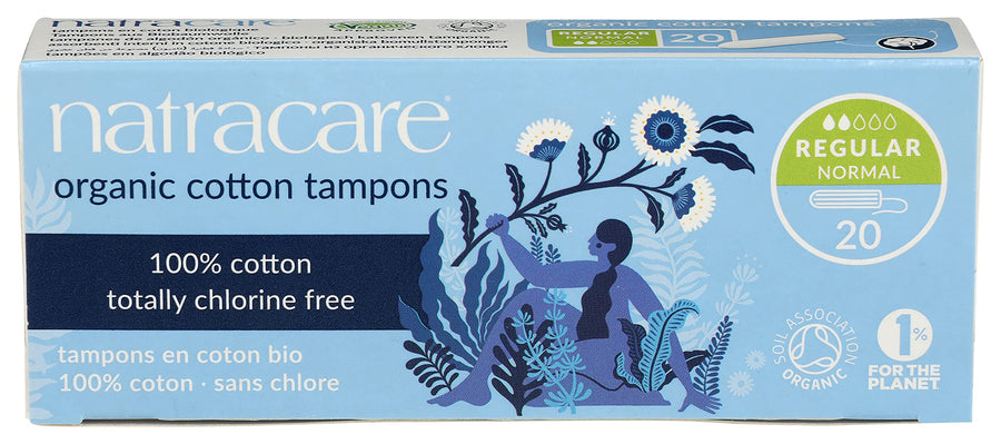 Cotton Tampon w, out Applicator Regular 20 Ct.