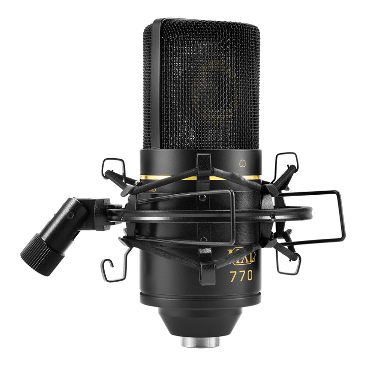 770 Condenser Microphone for Podcasting, Singing, Home Studio Recording, Gaming & Streaming | XLR | Large Diaphragm | Cardiod (Black)