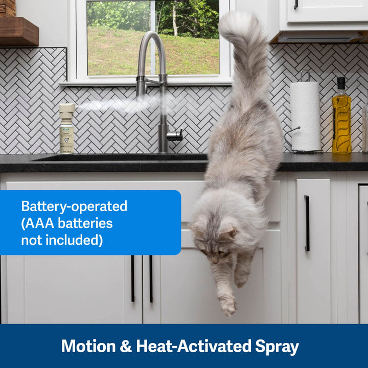 SSSCAT Spray Pet Deterrent, Motion Activated Pet Proofing Repellent for Cats and Dogs, Environmentally Friendly