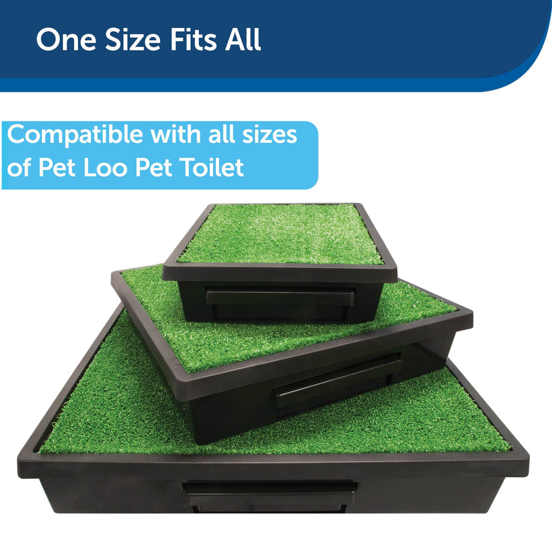 Pet Loo Pee-Pod with Sponge - 7-Pack - Indoor Toilet Tray for Pets - Urine Disposal