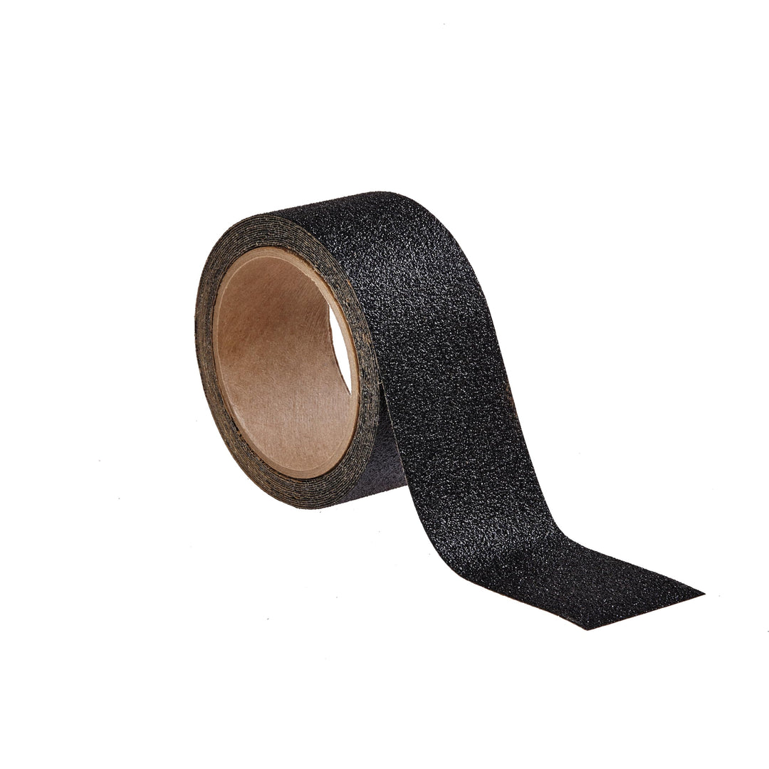Safety-Walk Slip Resistant Tape, 2 in x 15 ft, Anti Slip Black Tape, Adhere Without Wrinkling, Curling, Tearing or Lifting, Self-Adhesive Backing For Quick & Easy Application, 1 Roll (610B-R2X180)