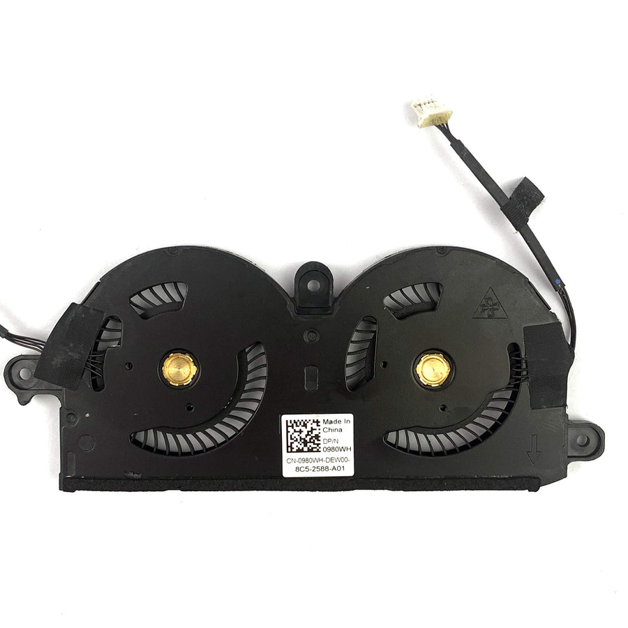 New Cooling Fan Replacement for DELL XPS13 9370 9380 CPU Cooling Fan ND55C19-16M01 DP/N 0980WH CN-0980WH 0PNWJR DFS350705P00T