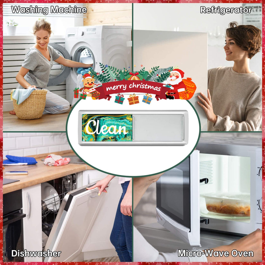 Dirty Clean Dishwasher Magnet - Clean-Dirty-Magnet for Dishwasher Magnet for Dishwasher Dish Bin That Says Clean Or Dirty Dish Washer Refrigerator for Kitchen Organization and Storage Necessities