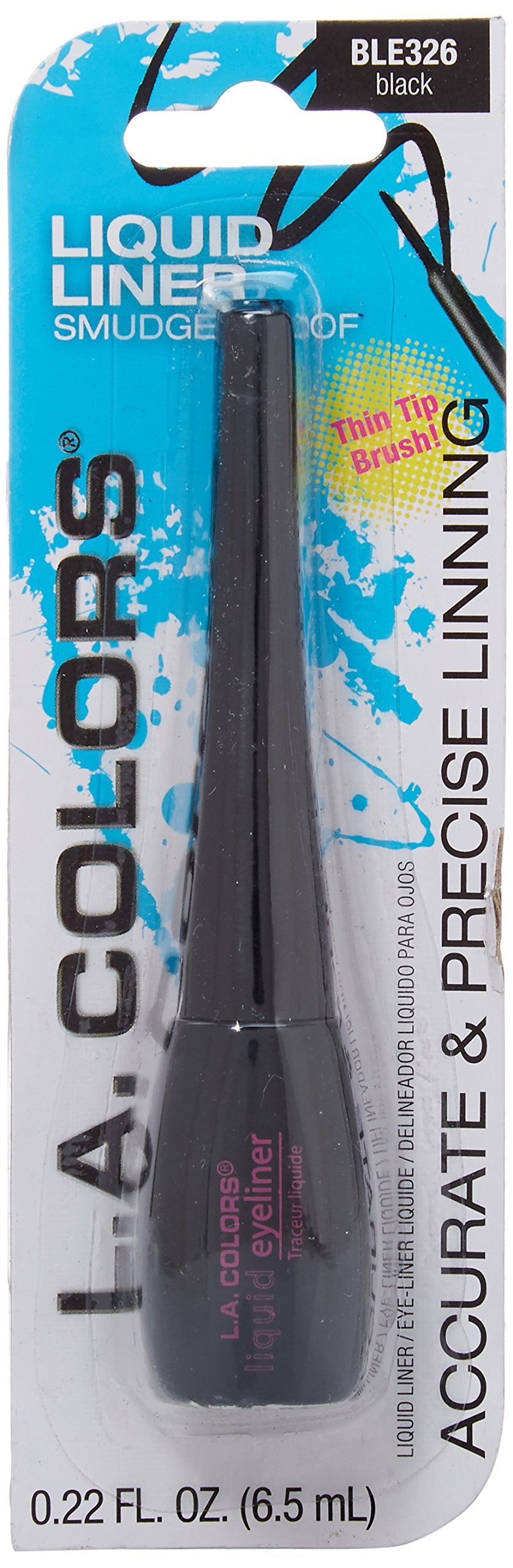 Thin Tip Liquid Liner, Black CBLE326