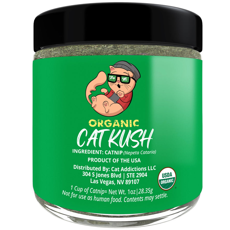 Organic Catnip , Safe Premium Blend Perfect for Cats, Instilled with Maximized Potency your Kitty is Guaranteed to Go Crazy for! (1 Cup)