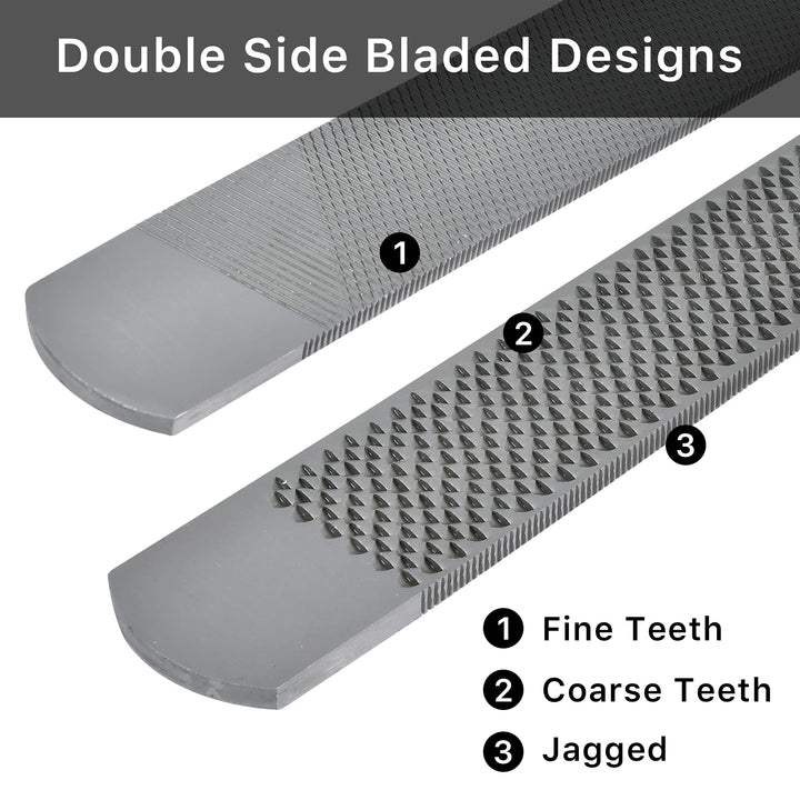 Horseshoe File 14 Inches, Horse Rasp and File with Handle for Horse Hoofs, Hoof Trimming Tool for Repairing Horse Goat Pig Hooves