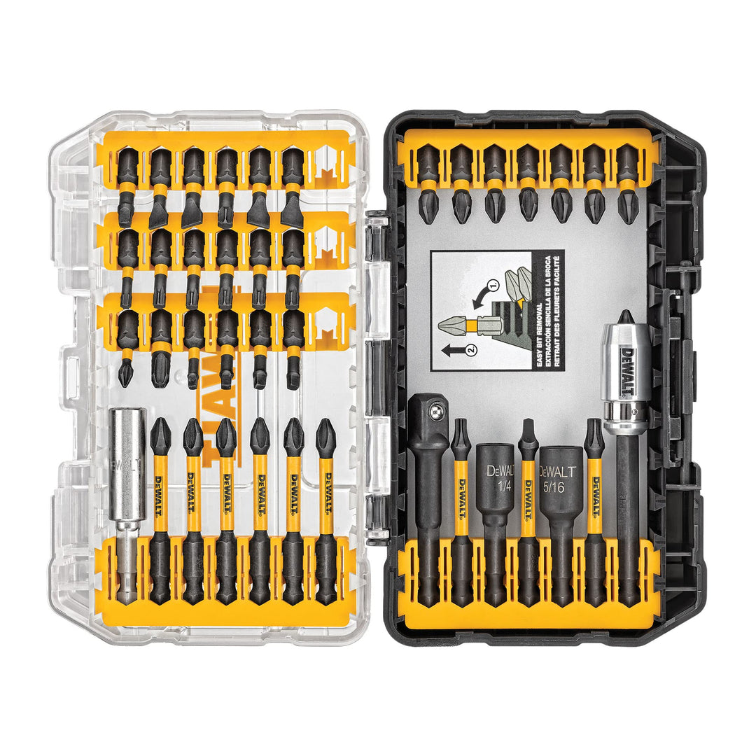 Screwdriver Bit Set, Impact Ready, FlexTorq, 40-Piece (DWA2T40IR)