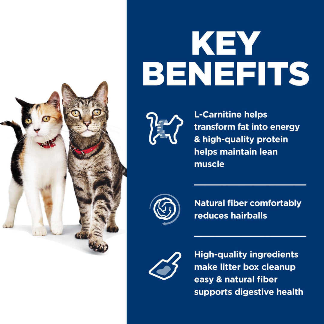Hill's Science Diet Multi-Benefit, Adult 1-6, Multiple Benefit, Dry Cat Food, Chicken Recipe, 15.5 lb Bag