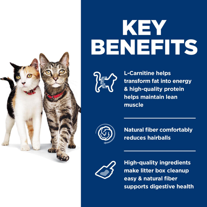 Hill's Science Diet Multi-Benefit, Adult 1-6, Multiple Benefit, Dry Cat Food, Chicken Recipe, 15.5 lb Bag