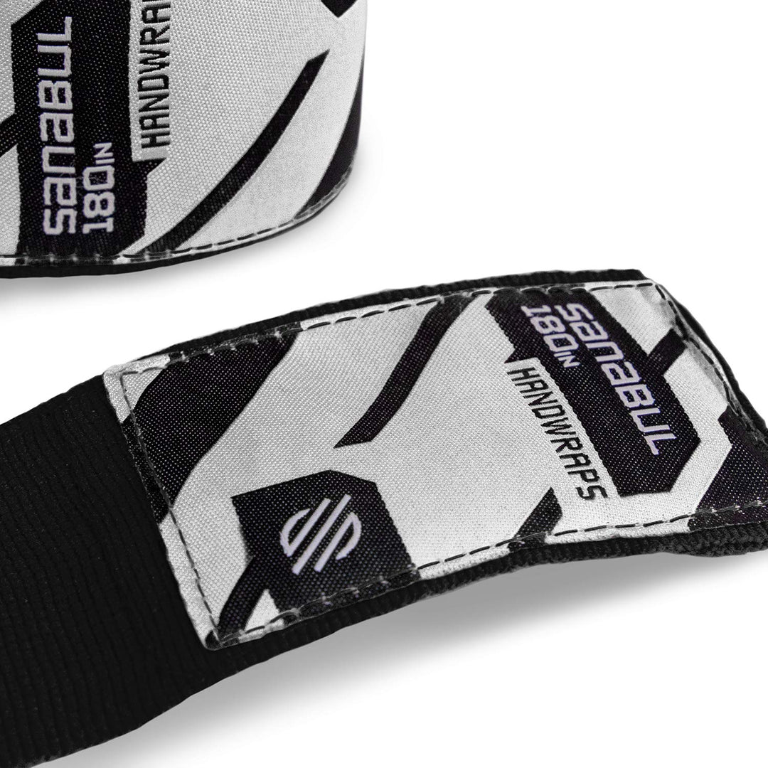 Elastic 180 inch Boxing Handwraps for Boxing Gloves Muay Thai MMA Boxing Hand Wraps - Black, 180