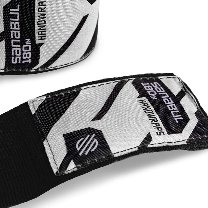 Elastic 180 inch Boxing Handwraps for Boxing Gloves Muay Thai MMA Boxing Hand Wraps - Black, 180