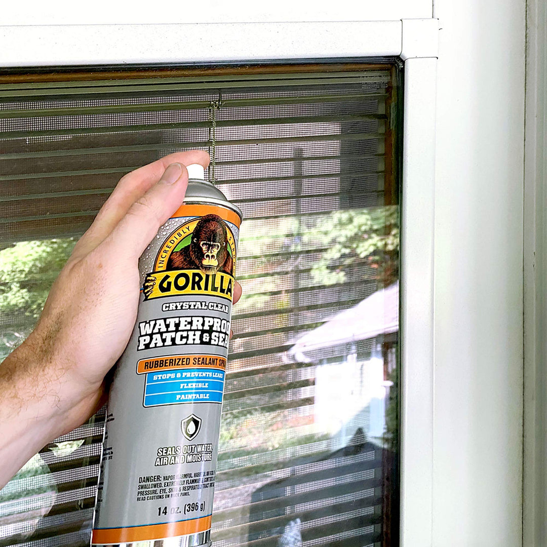 Waterproof Patch & Seal Rubberized Sealant Spray; Crystal Clear; 14oz (Pack of 1)