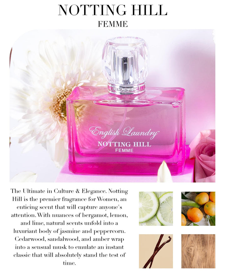 Notting Hill Femme Eau de Parfum Spray, 3.4 Fl Oz