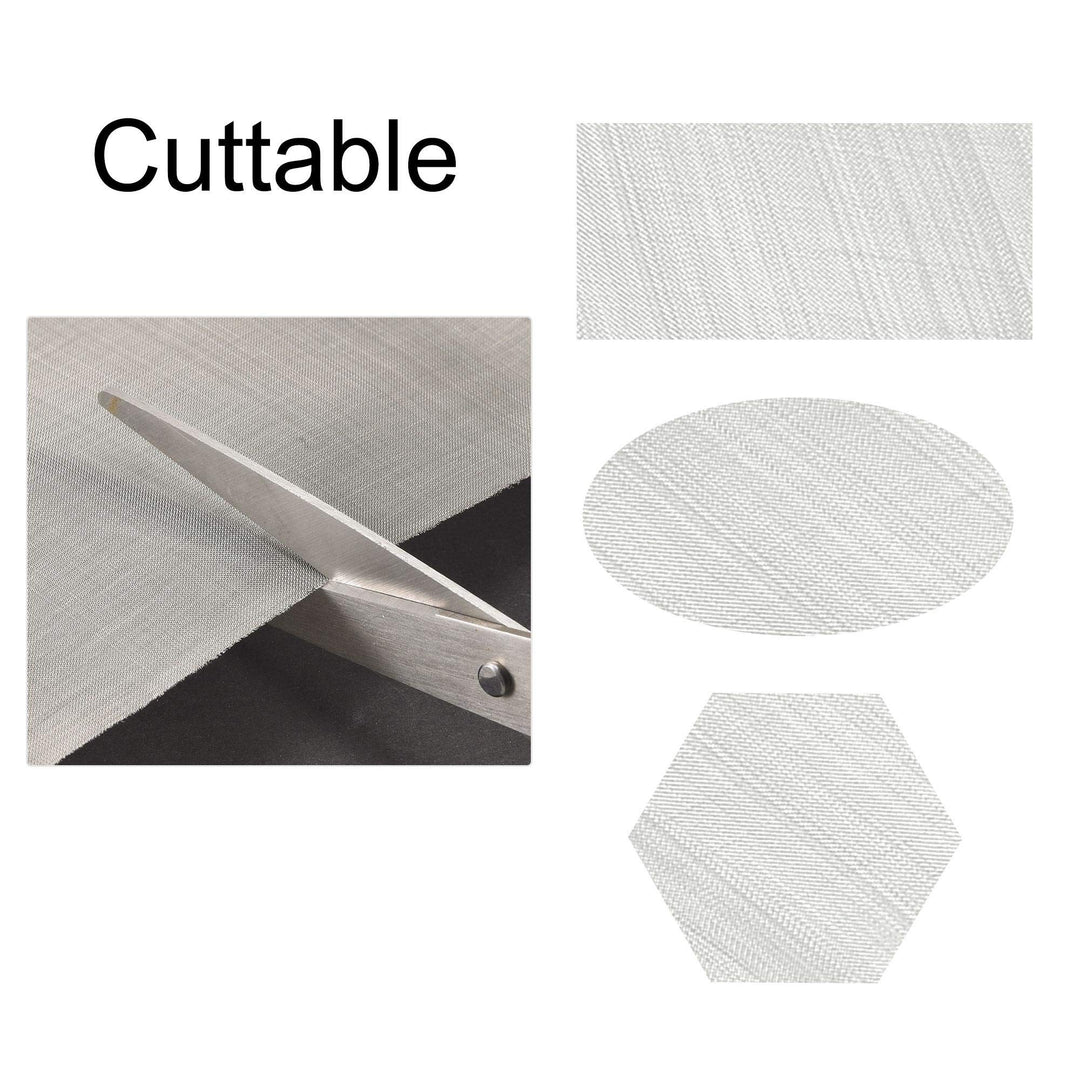 Woven Wire Mesh 13x8 320x210mm, 400 Mesh 316 Stainless Steel Filter Screen Sheet, for Computer Cooling Fan Air Ventilation Cabinet, Pack of 5