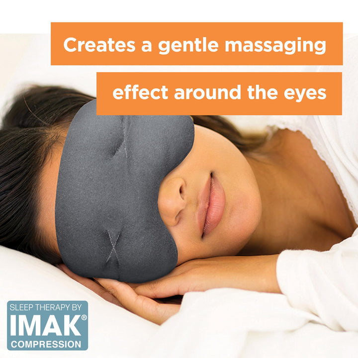 - IMAK Weighted & Cooling Eye Pillow for Sleep - Cooling Sleep Eye Mask & Shade with ErgoBeads for Men & Women - Reusable Eye Cover for Headache, Migraine, Puffy Eyes & Eye Strain Relief