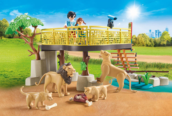 Outdoor Lion Enclosure