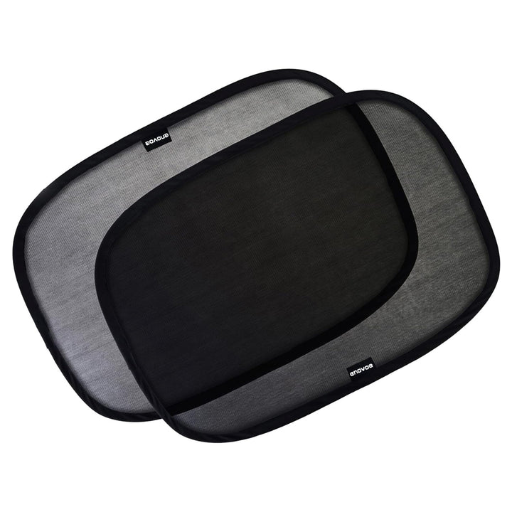 Pack of 2 Car Window Shade for Baby - 19 x 12 - Cling Car Sun Shade for Windows - Sun, Glare and UV Rays Protection for Your Child - Car Window Shades for Side Window Use, Medium Size