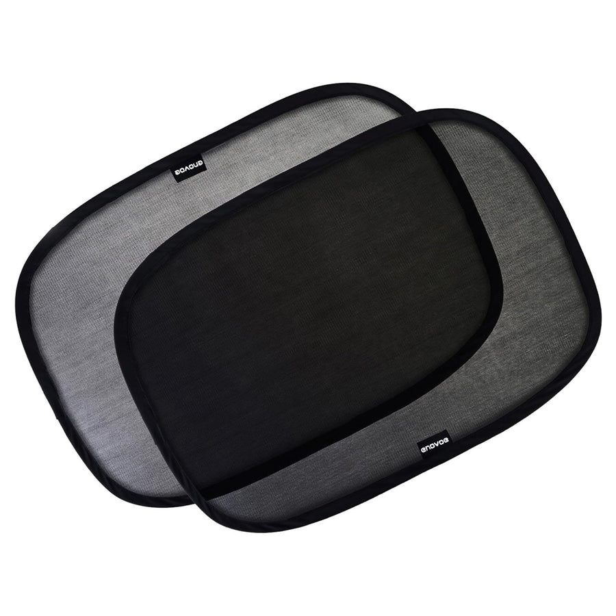 Pack of 2 Car Window Shade for Baby - 19 x 12 - Cling Car Sun Shade for Windows - Sun, Glare and UV Rays Protection for Your Child - Car Window Shades for Side Window Use, Medium Size