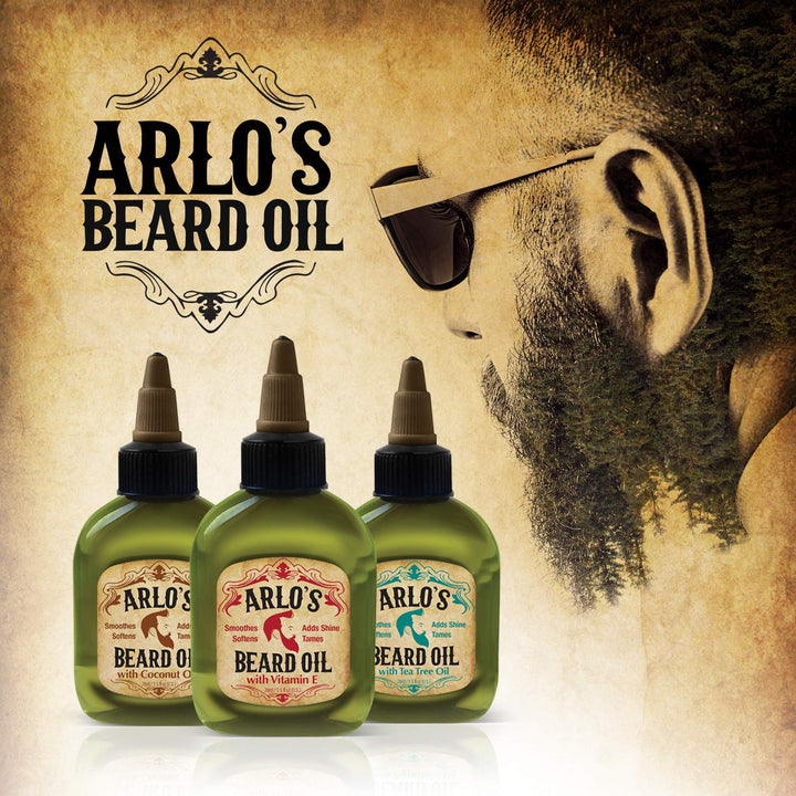 Arlo's Beard Oil with Coconut Oil 2.5 oz. (Pack of 2)