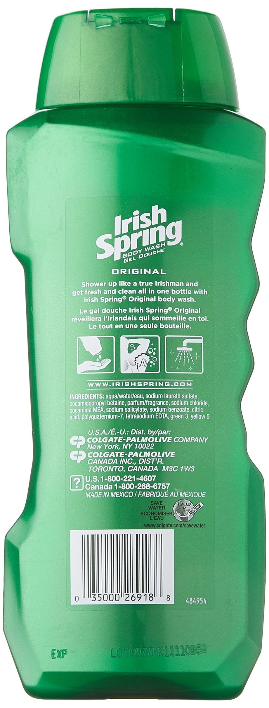 Body Wash, 18 Ounce, (Pack of 2)
