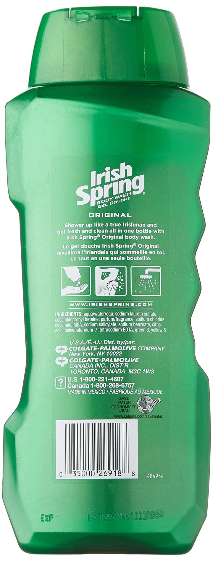 Body Wash, 18 Ounce, (Pack of 2)