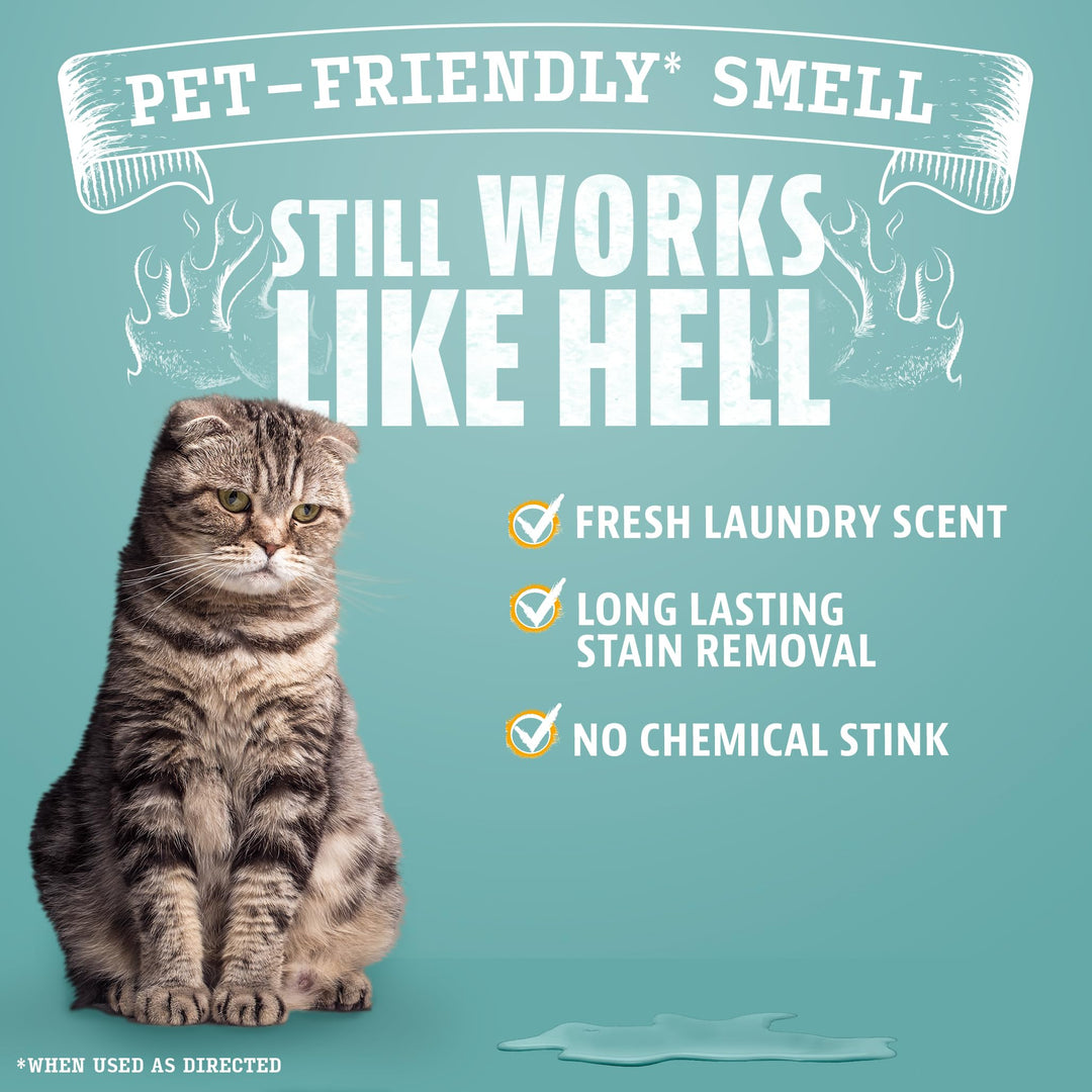 Angry Orange Pet Stain Remover for Cat Urine and Stains - Enzyme Cleaner - Fresh Scent - 32 oz