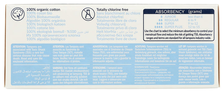 Cotton Tampon w, out Applicator Regular 20 Ct.