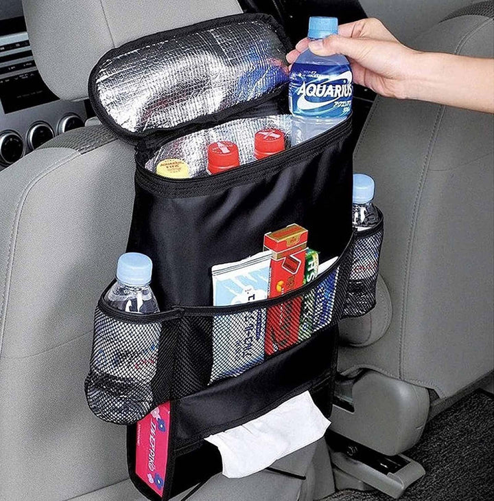 Standard Car Seat Back Organizer,Multi-Pocket Travel Storage Bag(Heat-Preservation),AK-002