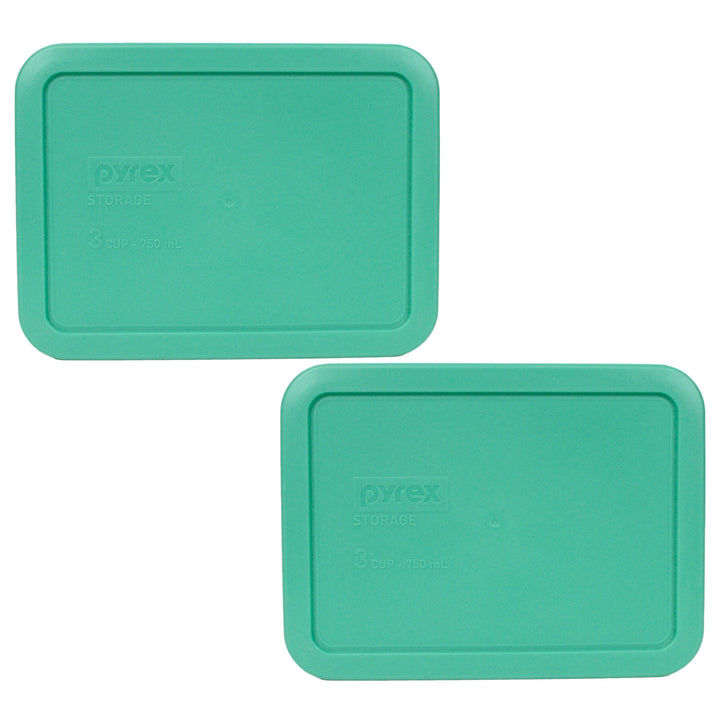 Bundle - 2 Items: 7210-PC 3-Cup Light Green Plastic Food Storage Lids