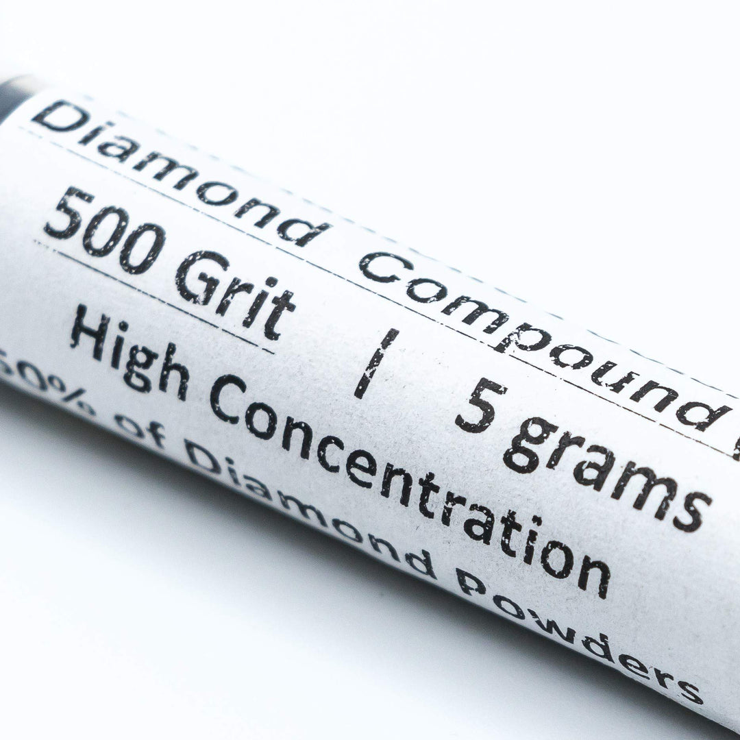 Diamond Lapping Paste Polishing Compound USA Made 500 Grit 36-54 Microns Lapping Compound for Rock Glass Metal Jewelry Resin Marble with High Concentration Diamond Powder
